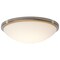Nuvo Button, 17 Inch LED Flush Mount Fixture, Brushed Nickel Finish, CCT Selectable, 120 Volts 62/1844 - alternate 5